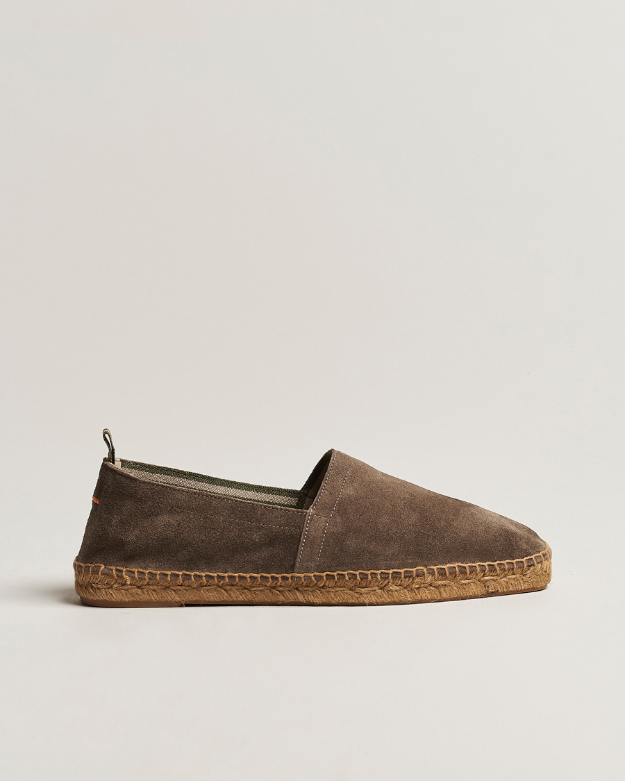 Men | Castañer Pablo Casual Suede Espadrilles Topo | Castañer | Pablo Casual Suede Espadrilles Topo