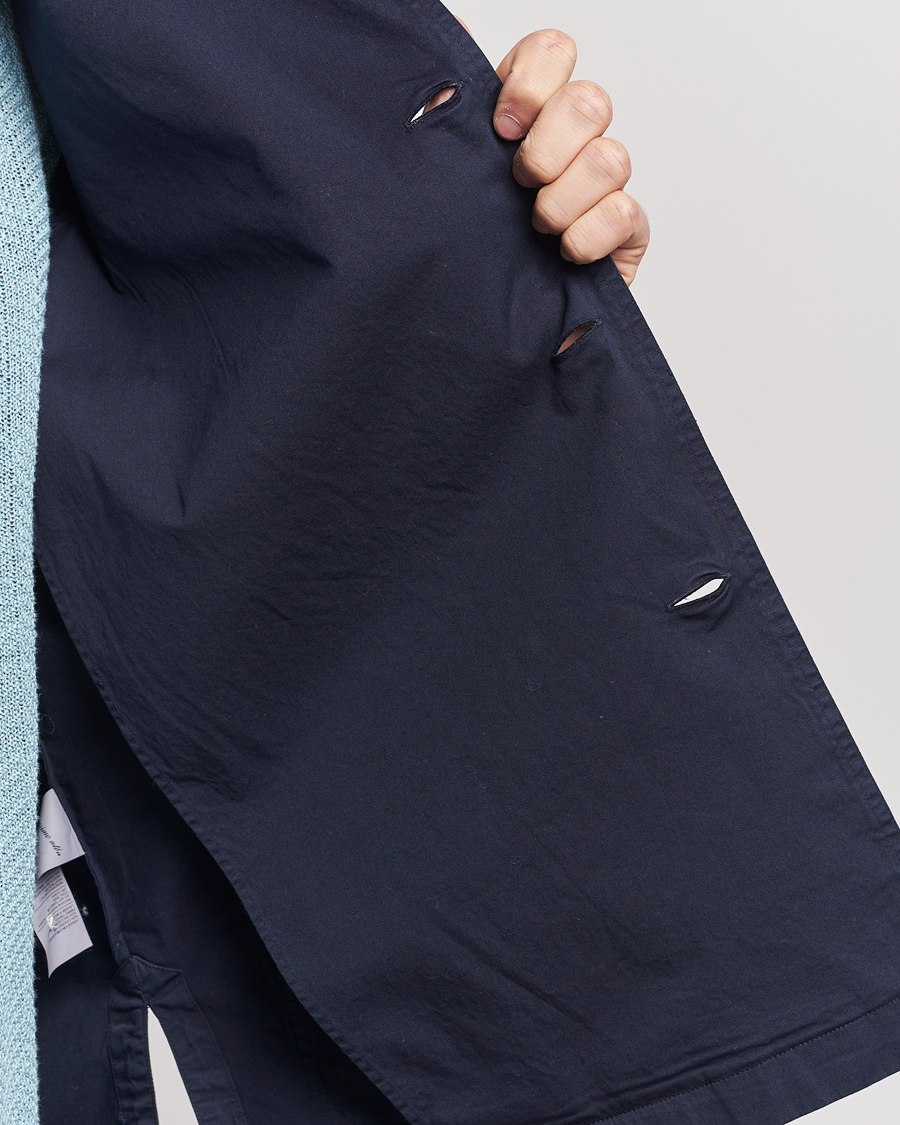 Men | Shirts | Massimo Alba | Florida Stone Washed Shirt Jacket Navy