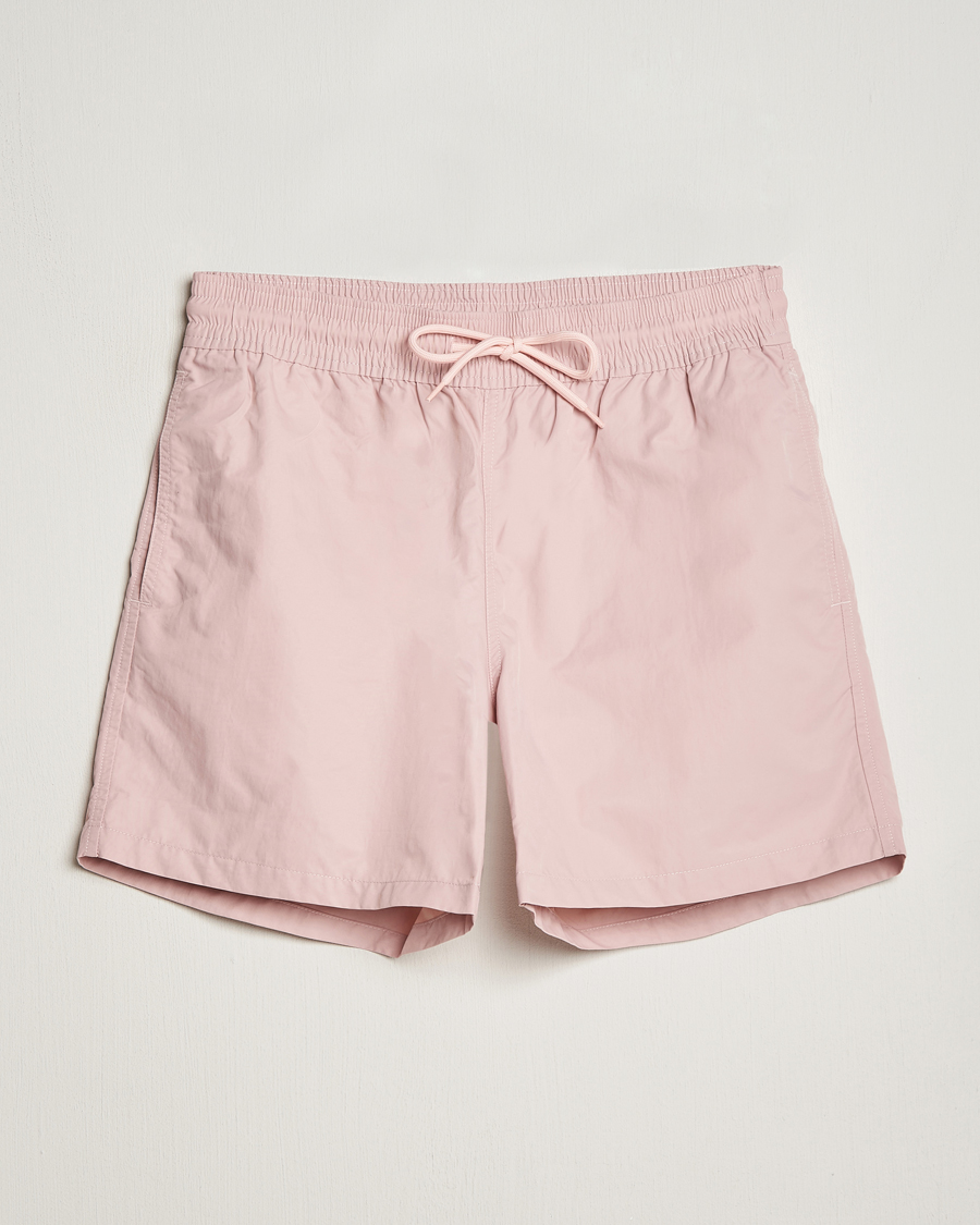Men | Swimwear | Colorful Standard | Classic Organic Swim Shorts Faded Pink