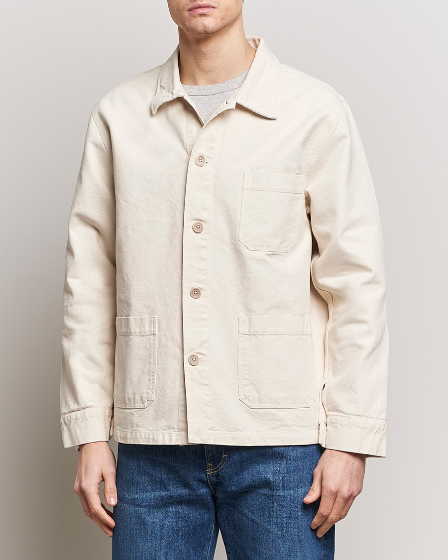 Men | An Overshirt Occasion | Colorful Standard | Organic Workwear Jacket Ivory White