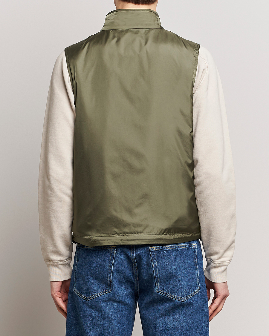 Men | Coats & Jackets | Aspesi | Vernes Nylon Gilet Sage