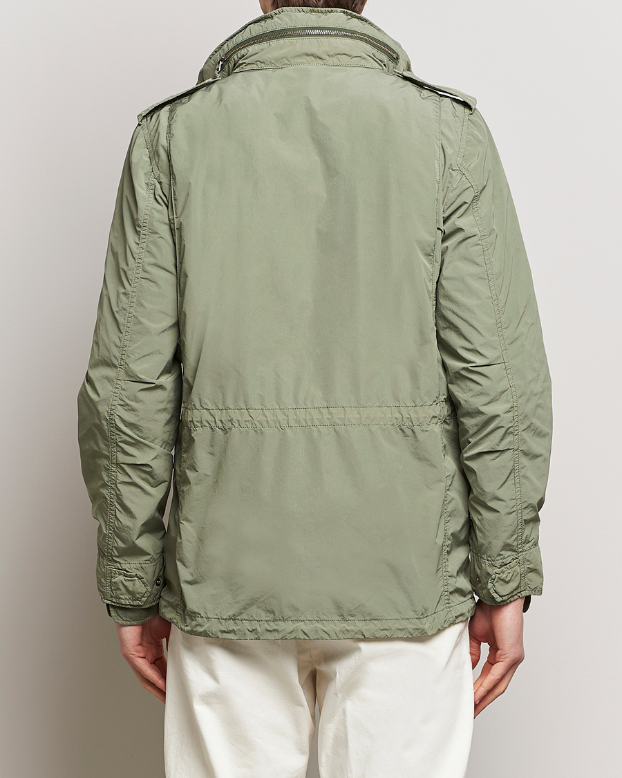 Men | Coats & Jackets | Aspesi | Giubotto Garment Dyed Field Jacket Sage