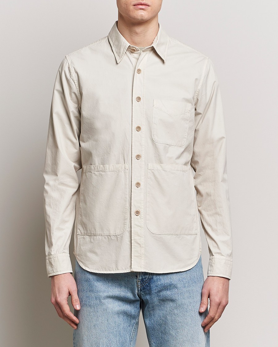 Men | Coats & Jackets | Aspesi | Utility Shirt Jacket Light Beige