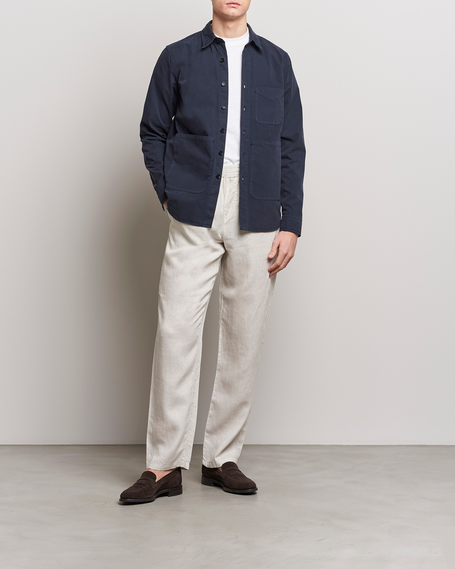 Men | Coats & Jackets | Aspesi | Utility Shirt Jacket Navy