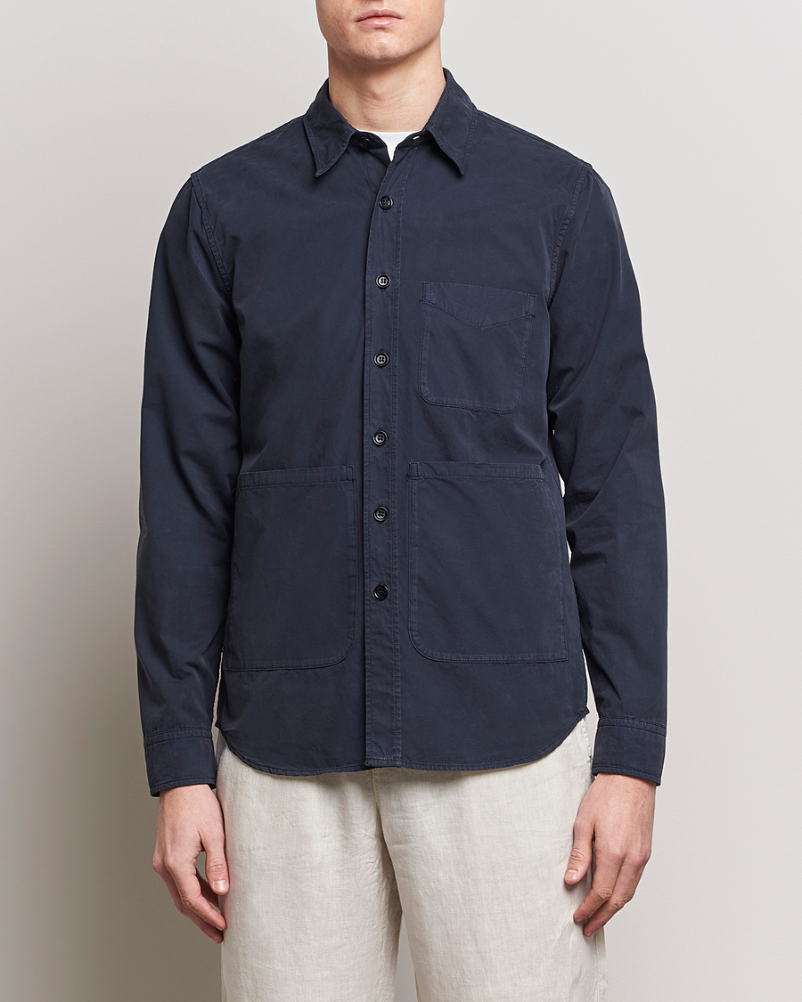 Men | Coats & Jackets | Aspesi | Utility Shirt Jacket Navy