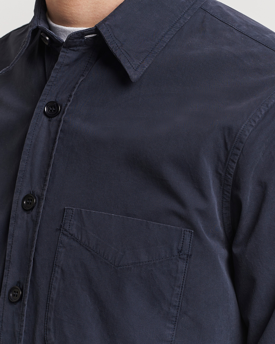 Men | Coats & Jackets | Aspesi | Utility Shirt Jacket Navy