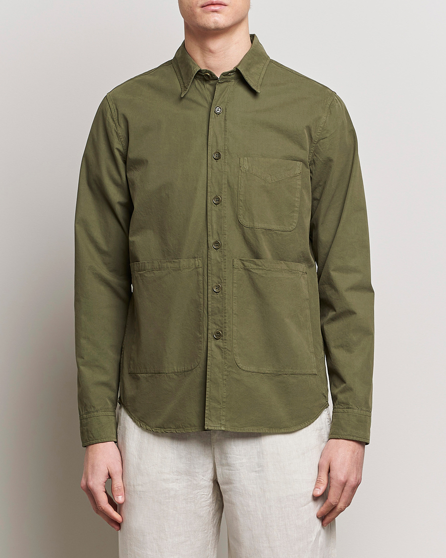 Men | Coats & Jackets | Aspesi | Utility Shirt Jacket Military