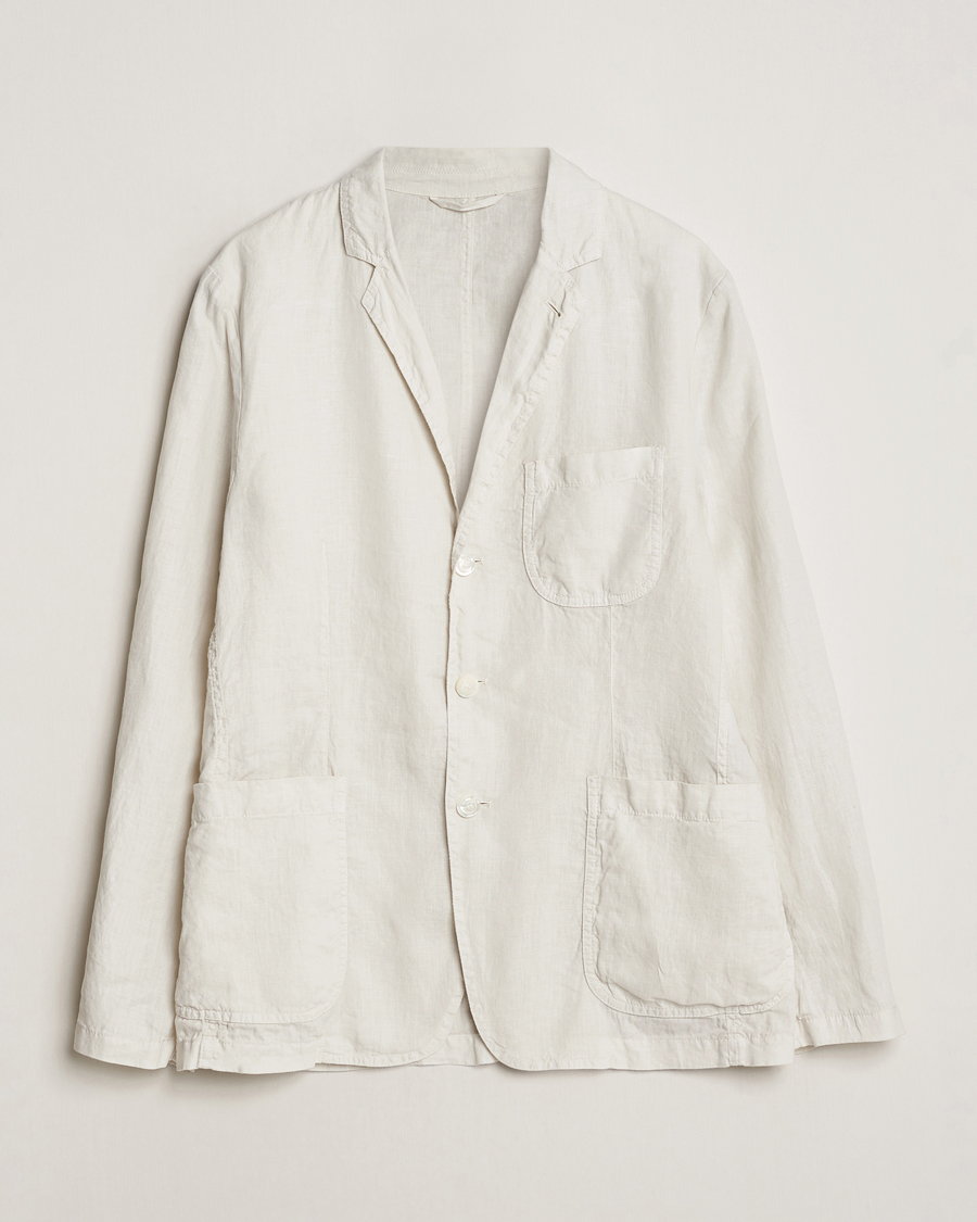 Men | Blazers | Aspesi | Samuraki Linen Blazer Light Beige