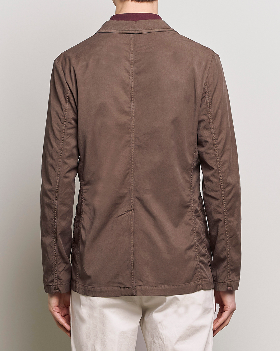 Men | Blazers | Aspesi | Samuraki Washed Cotton Blazer Dark Brown