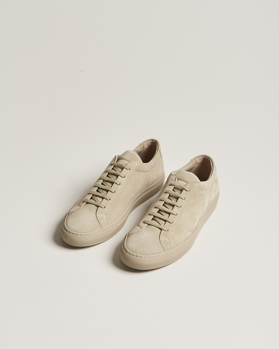 Men | Suede shoes | Common Projects | Original Achilles Suede Sneaker Bone
