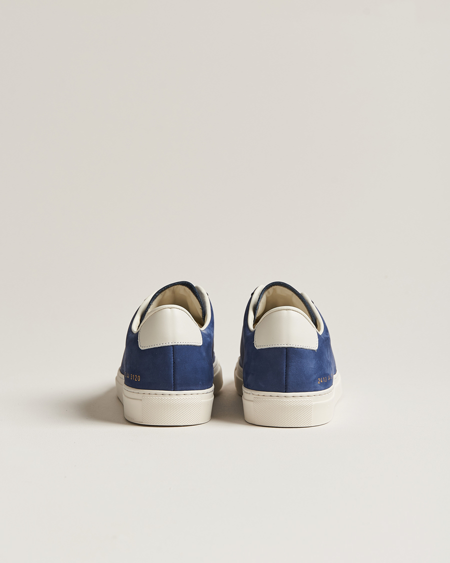 Men | Common Projects Retro Pebbled Nappa Leather Sneaker Blue/White | Common Projects | Retro Pebbled Nappa Leather Sneaker Blue/White
