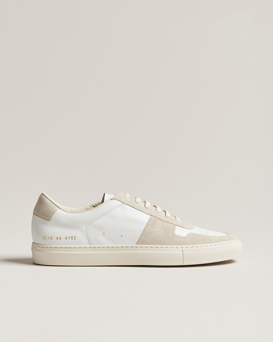 Men | Common Projects B Ball Duo Leather Sneaker Off White/Beige | Common Projects | B Ball Duo Leather Sneaker Off White/Beige