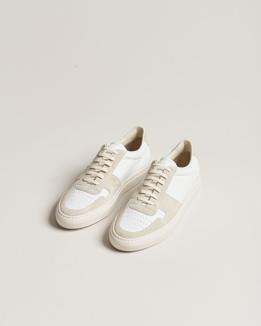 Common Projects White and Black Original Achilles Low Sneakers – BlackSkinny