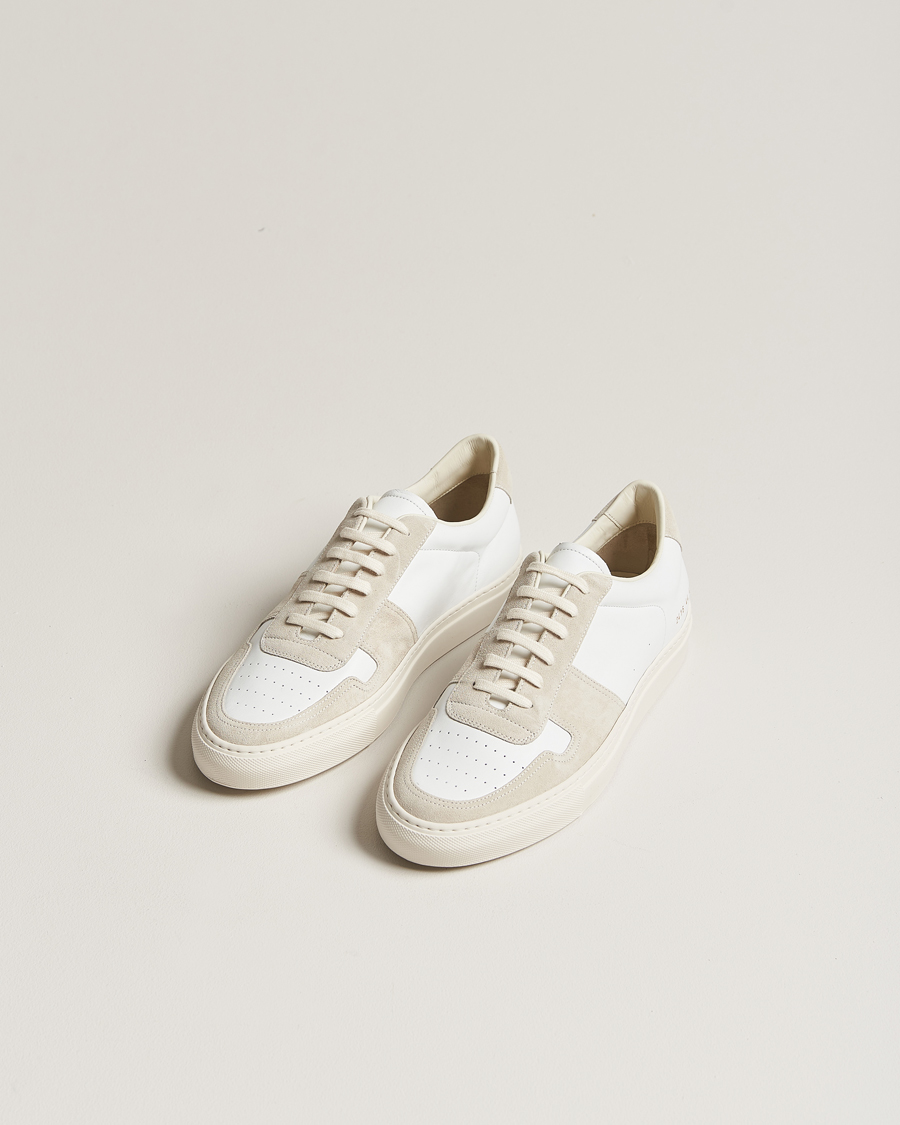 Men | Common Projects B Ball Duo Leather Sneaker Off White/Beige | Common Projects | B Ball Duo Leather Sneaker Off White/Beige