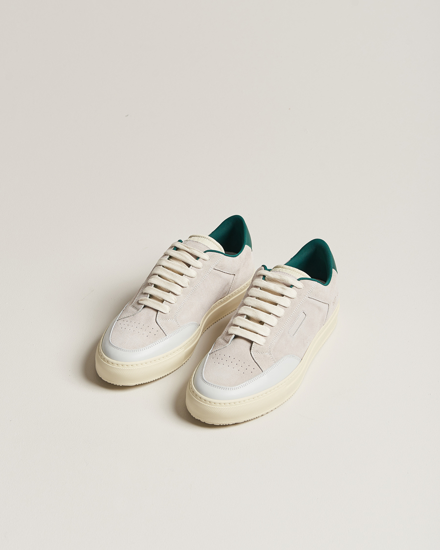 Men | Common Projects Tennis Pro Sneaker Off White/Green | Common Projects | Tennis Pro Sneaker Off White/Green
