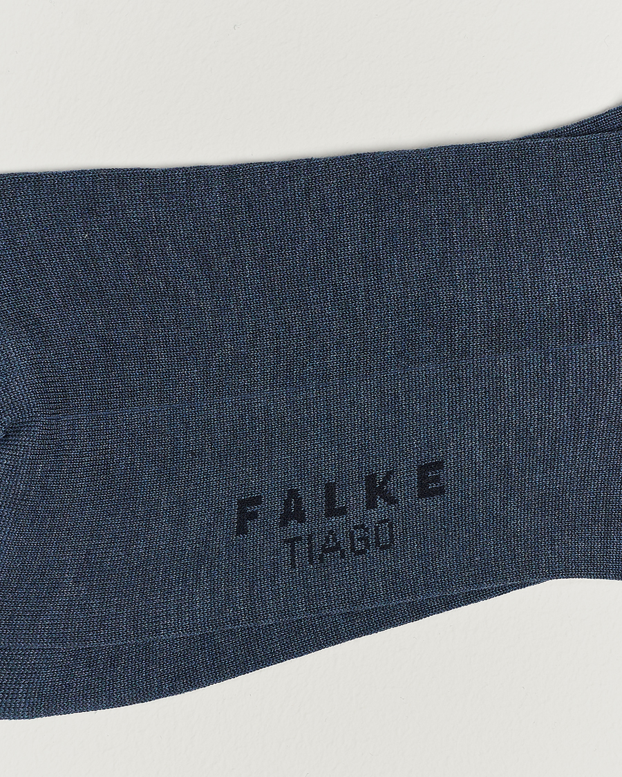 Men | Clothing | Falke | Tiago Socks Denim Melange