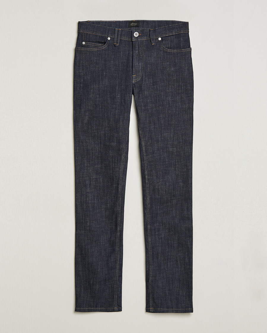 Brioni Slim Fit Stretch Jeans Dark Indigo at CareOfCarl.com