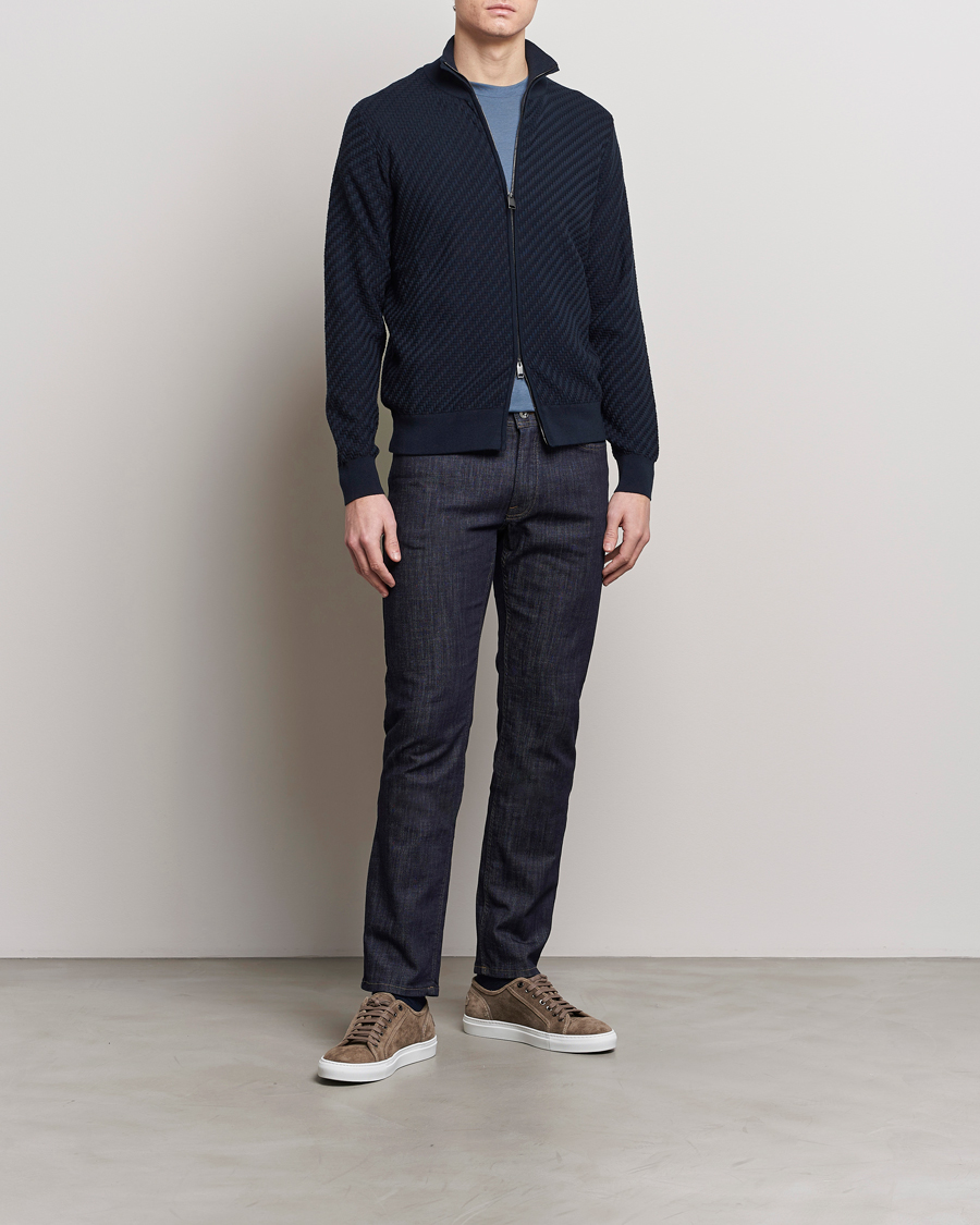 Men | Jeans | Brioni | Slim Fit Stretch Jeans Dark Indigo
