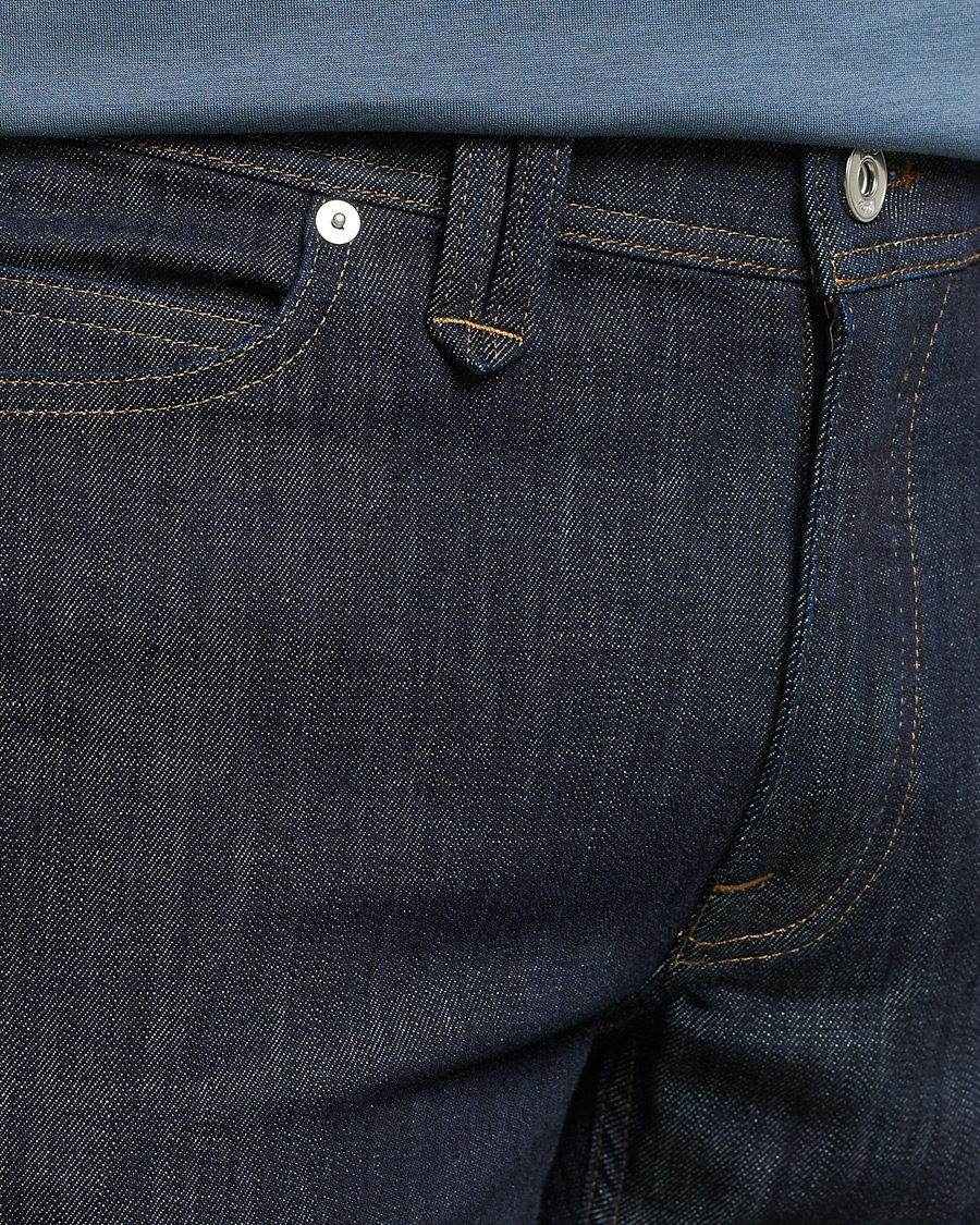 Brioni Slim Fit Stretch Jeans Dark Indigo at CareOfCarl.com