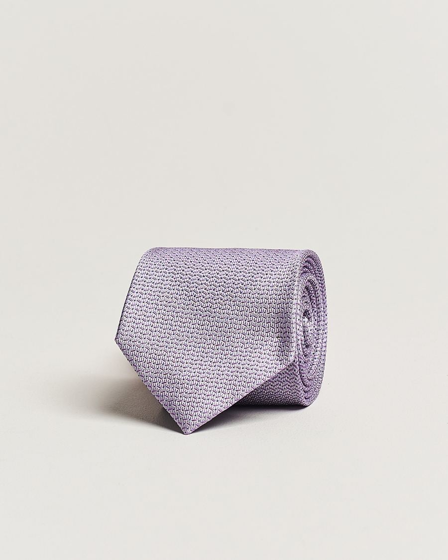 Men | Brioni Structured Silk Tie Lavender | Brioni | Structured Silk Tie Lavender