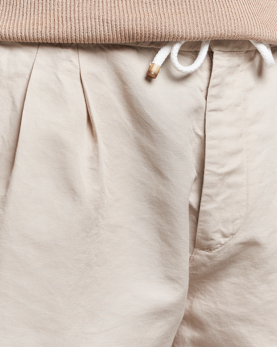 Men | Shorts | Brunello Cucinelli | Drawstring Shorts Light Beige