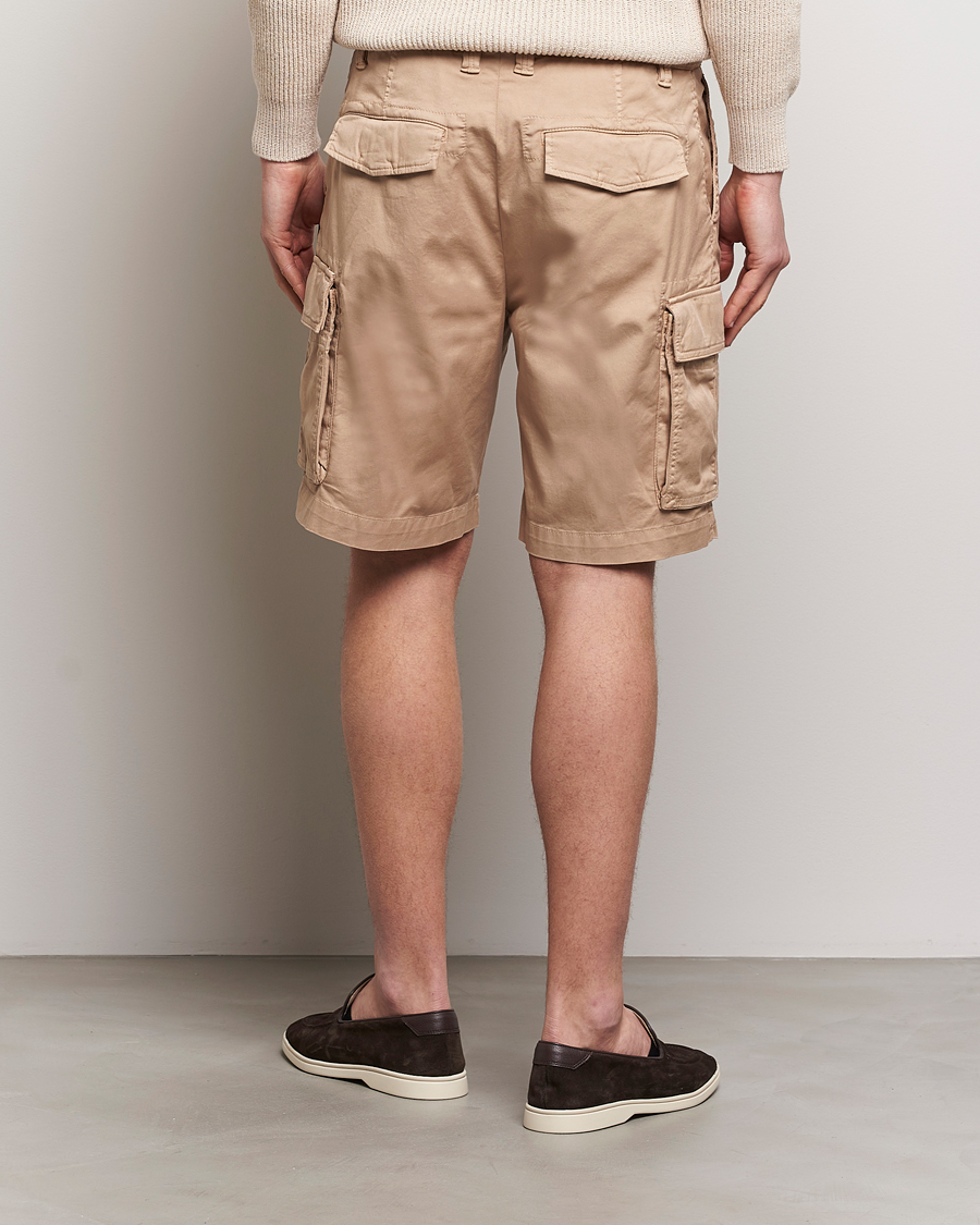 Men | Shorts | Brunello Cucinelli | Cotton Cargo Shorts Beige