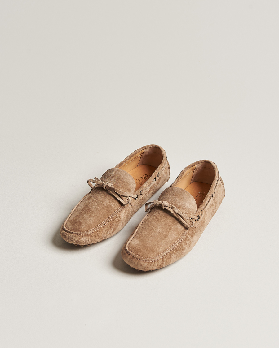 Men | Brunello Cucinelli Laced Carshoe Beige Suede | Brunello Cucinelli | Laced Carshoe Beige Suede