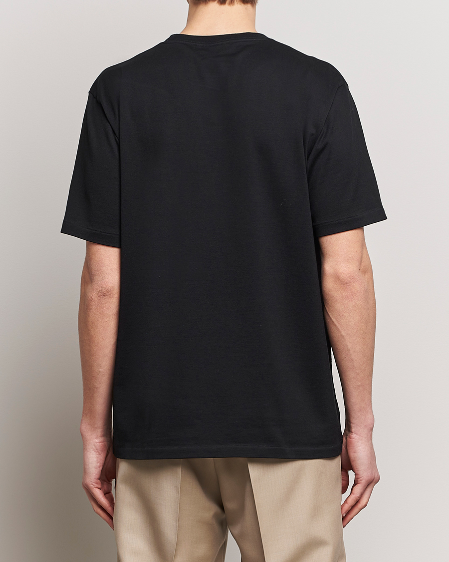 Men | T-Shirts | Auralee | Luster Plating T-Shirt Black