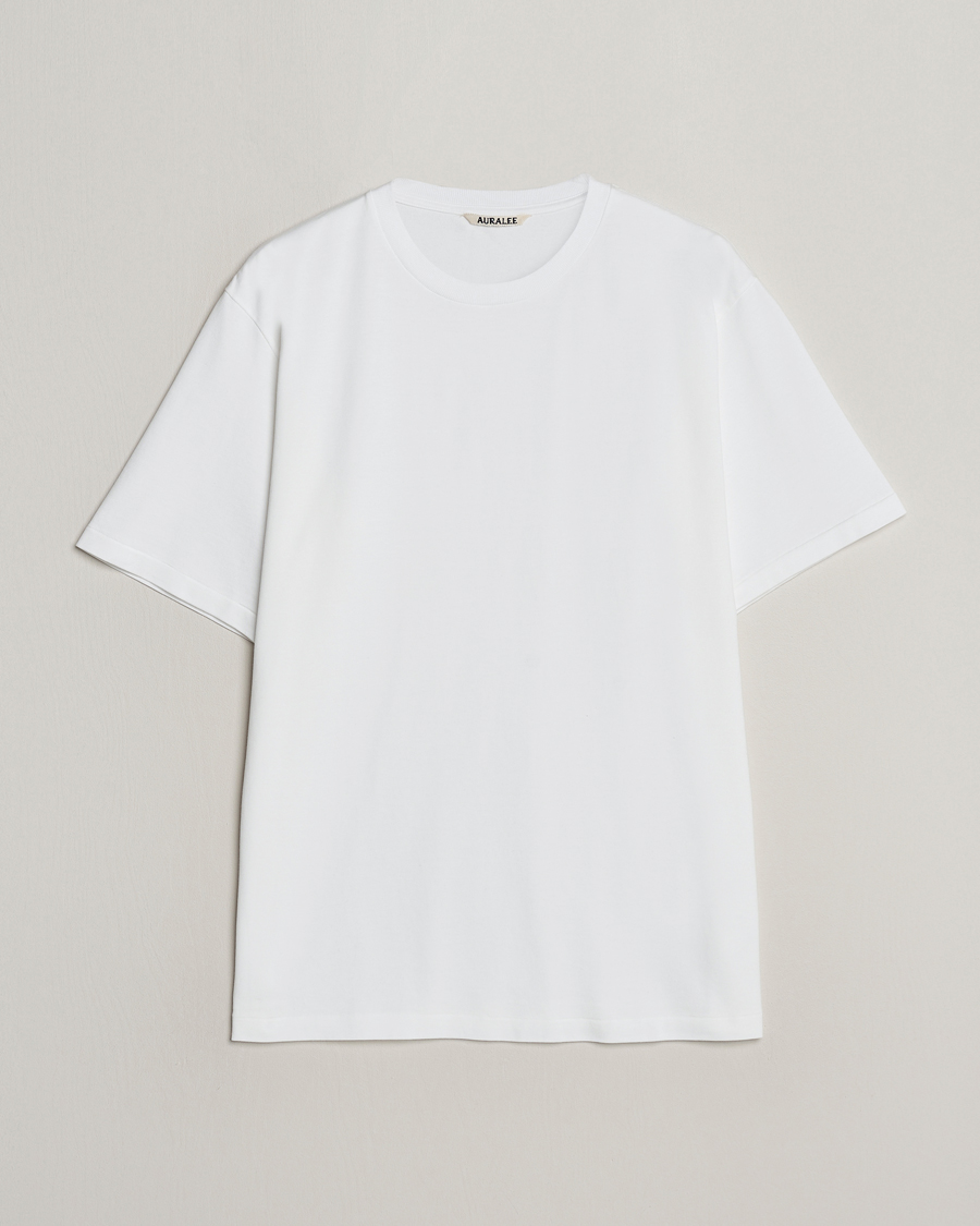 Men |  | Auralee | Luster Plating T-Shirt White