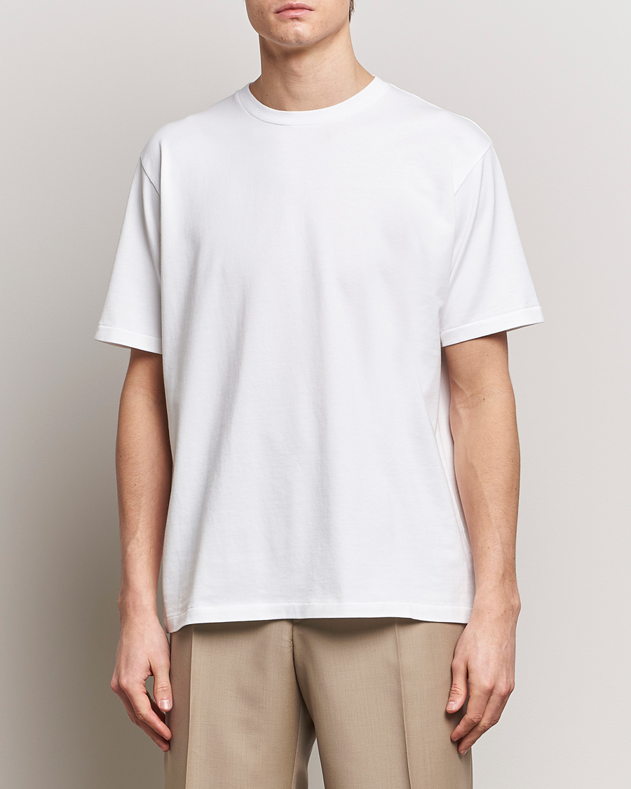 Auralee Luster Plating T-Shirt White at CareOfCarl.com
