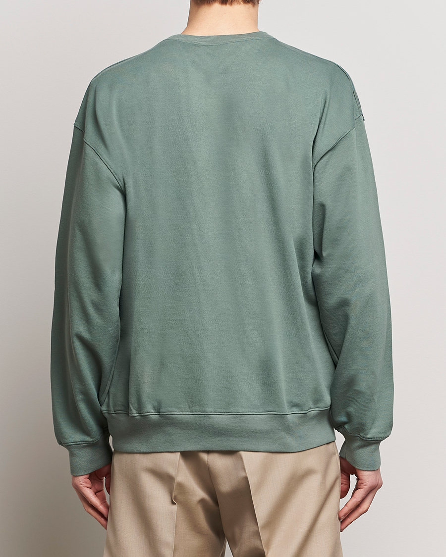 Men | Sweaters & Knitwear | Auralee | Super High Gauze Sweatshirt Dustry Green