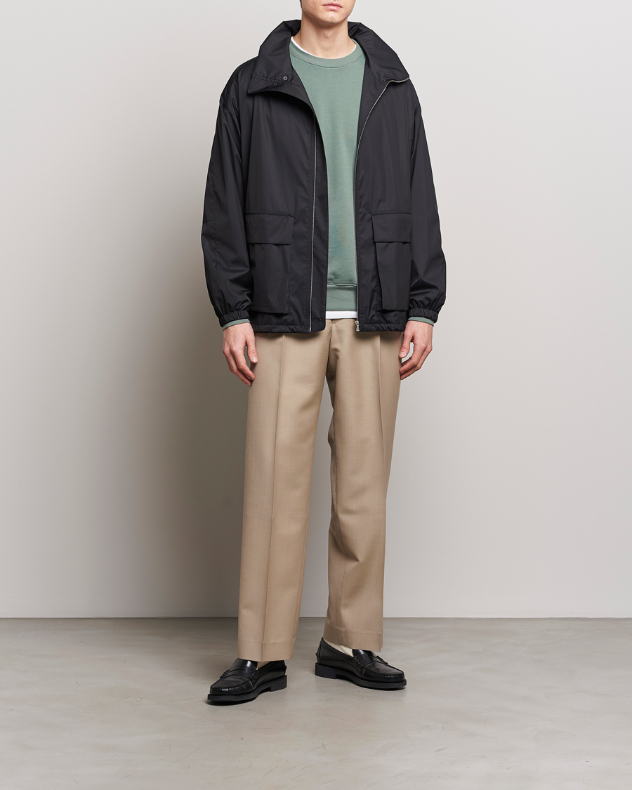 Men | Trousers | Auralee | Tropical Wool/Mohair Slacks Beige