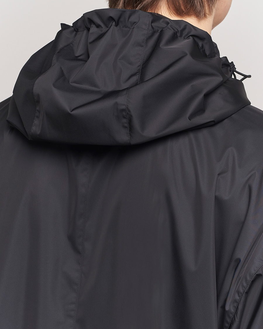 Men | Coats & Jackets | Auralee | Polyester Satin Zip Jacket Black