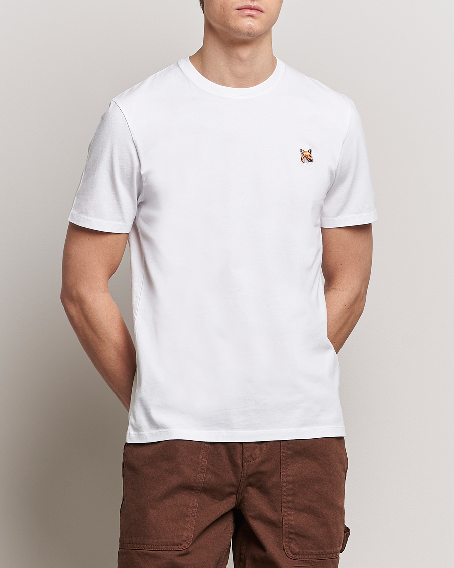 Men | Departments | Maison Kitsuné | Fox Head T-Shirt White