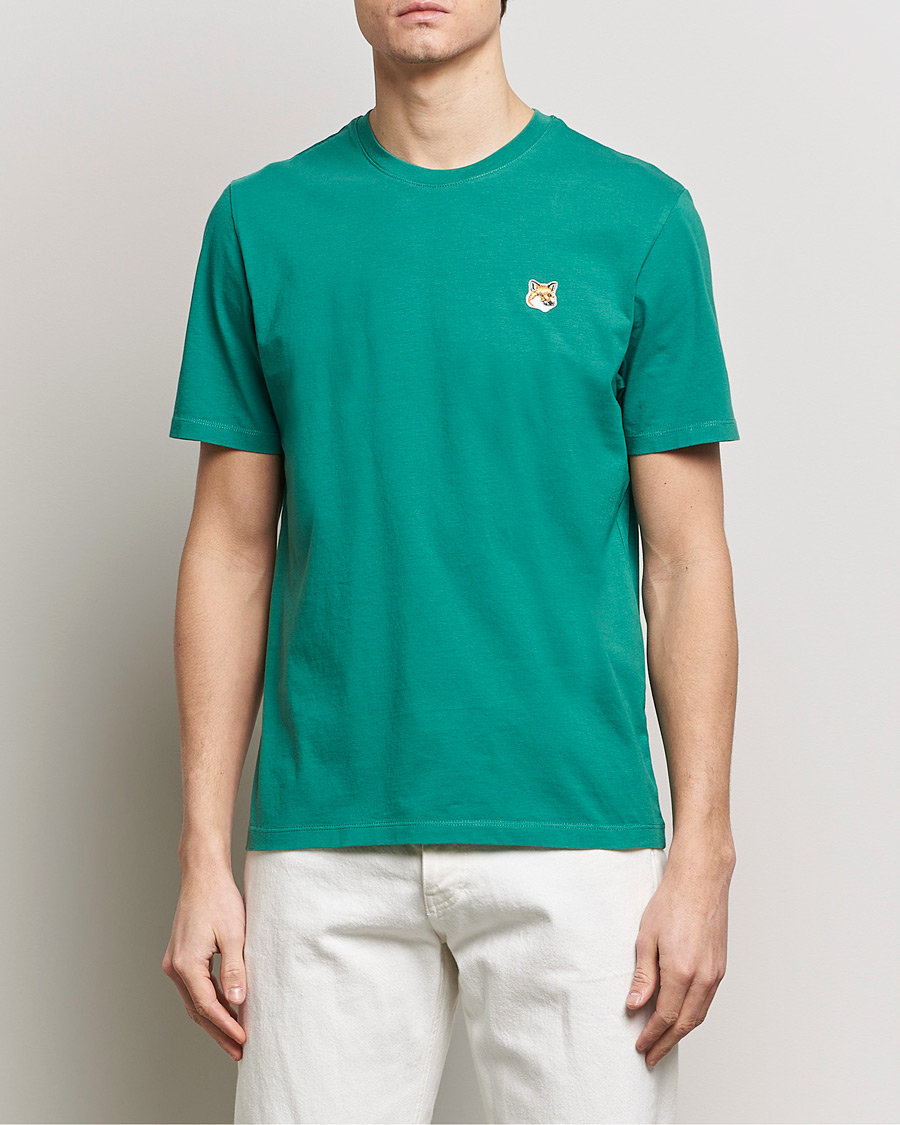 Men | Maison Kitsuné | Maison Kitsuné | Fox Head T-Shirt Pine Green