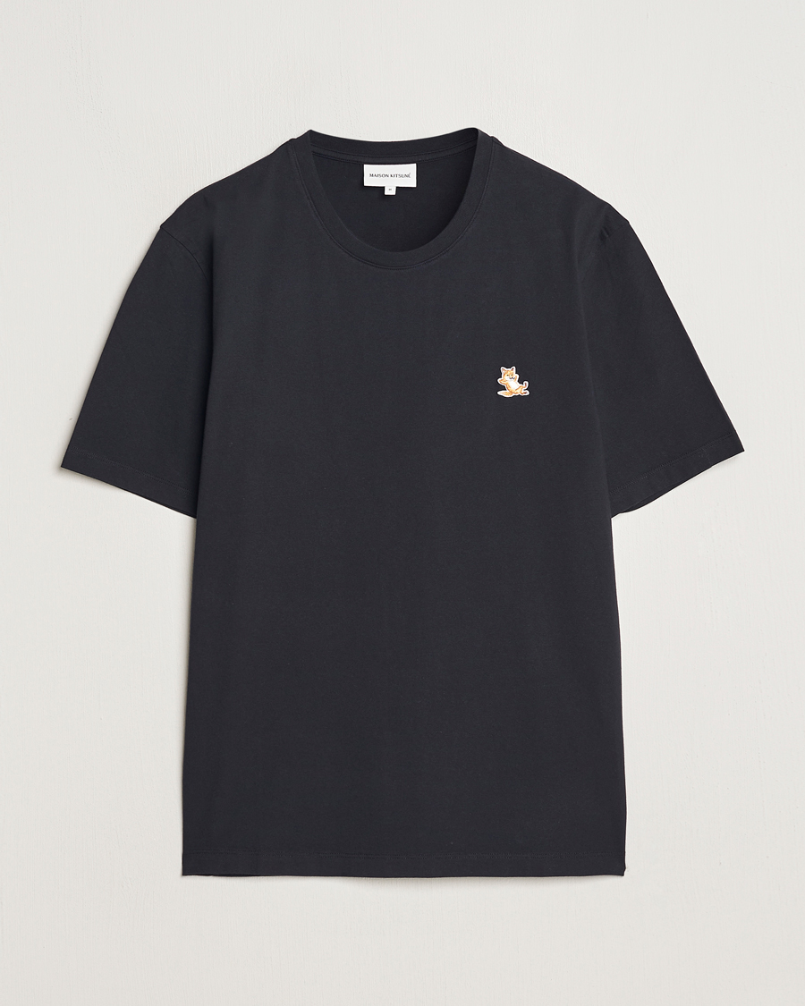 Men | T-Shirts | Maison Kitsuné | Chillax Fox T-Shirt Black