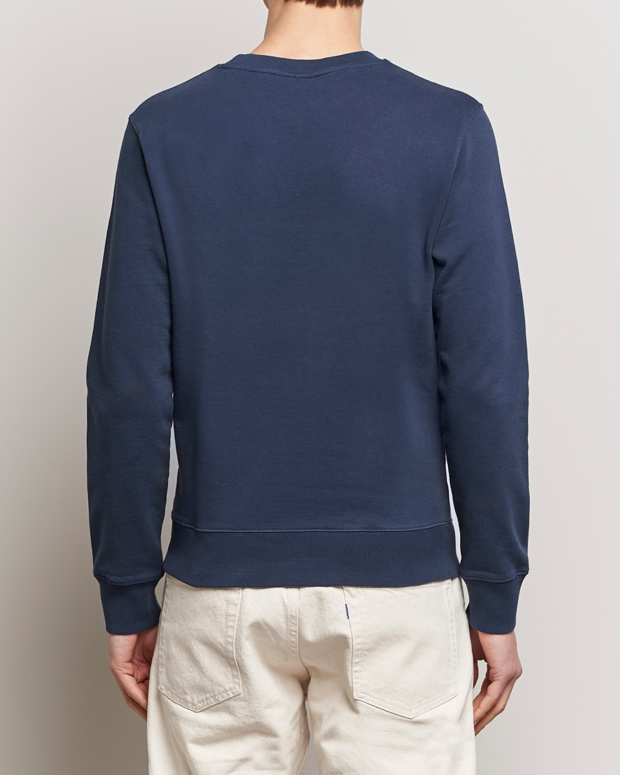 Men | Sweaters & Knitwear | Maison Kitsuné | Chillax Fox Sweatshirt Ink Blue