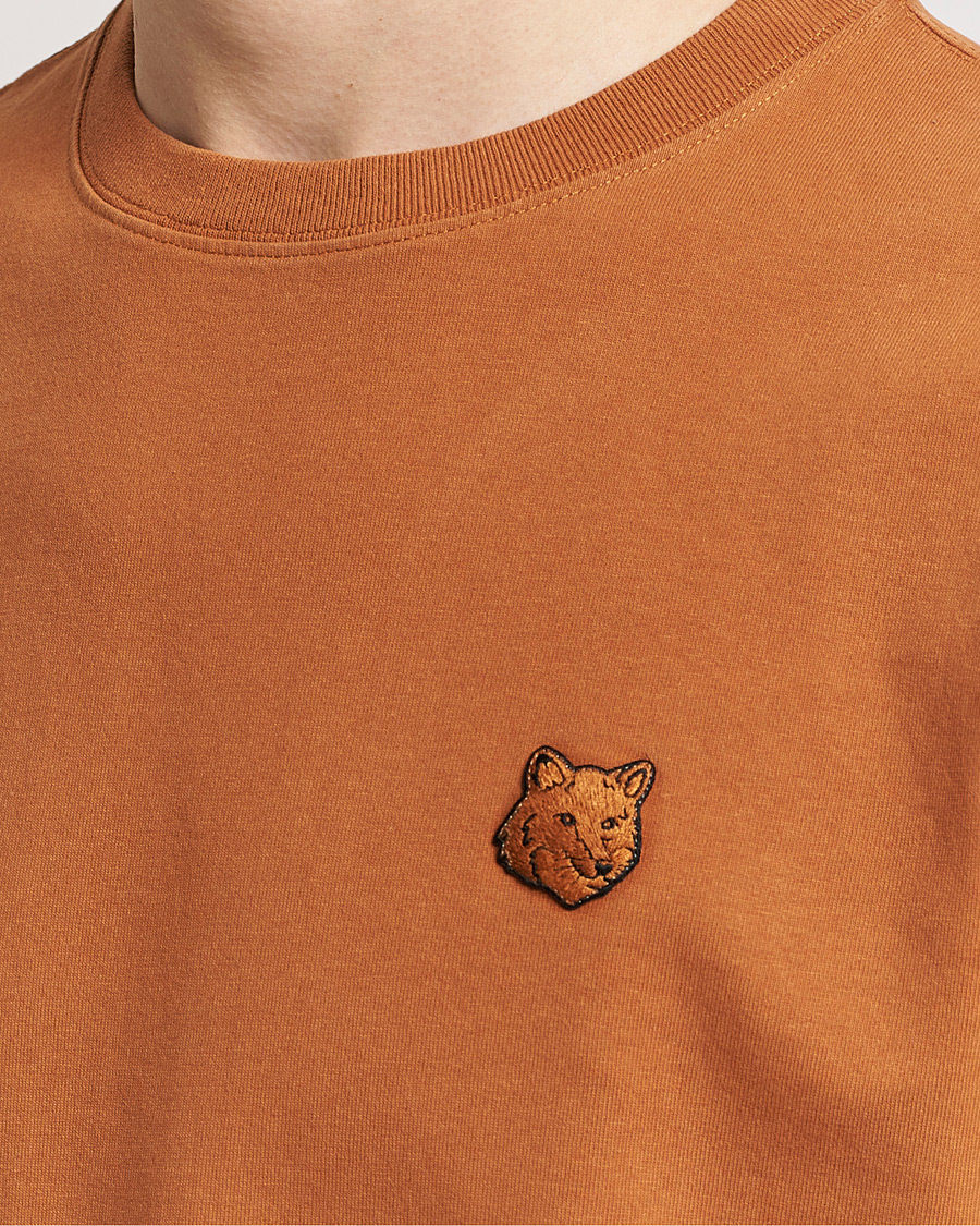 Men | T-Shirts | Maison Kitsuné | Tonal Fox Head T-Shirt Tobacco