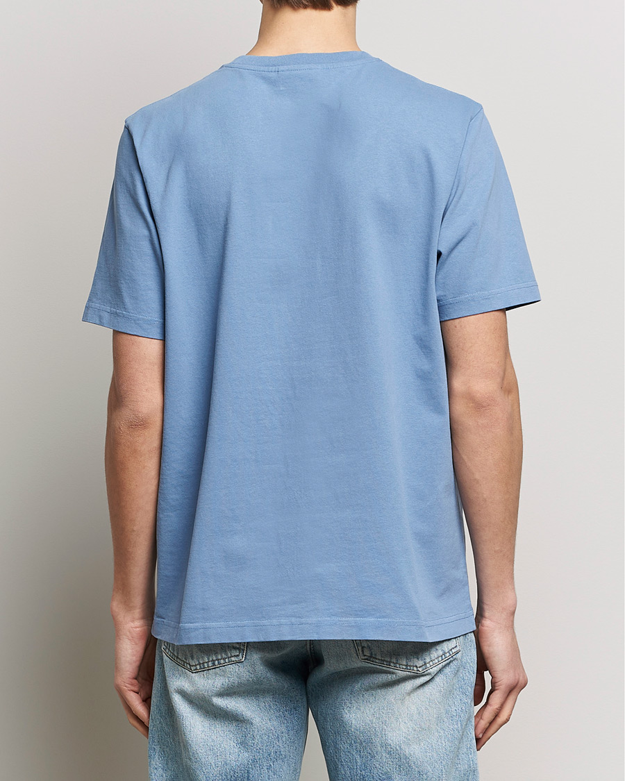 Men | T-Shirts | Maison Kitsuné | Tonal Fox Head T-Shirt Hampton Blue