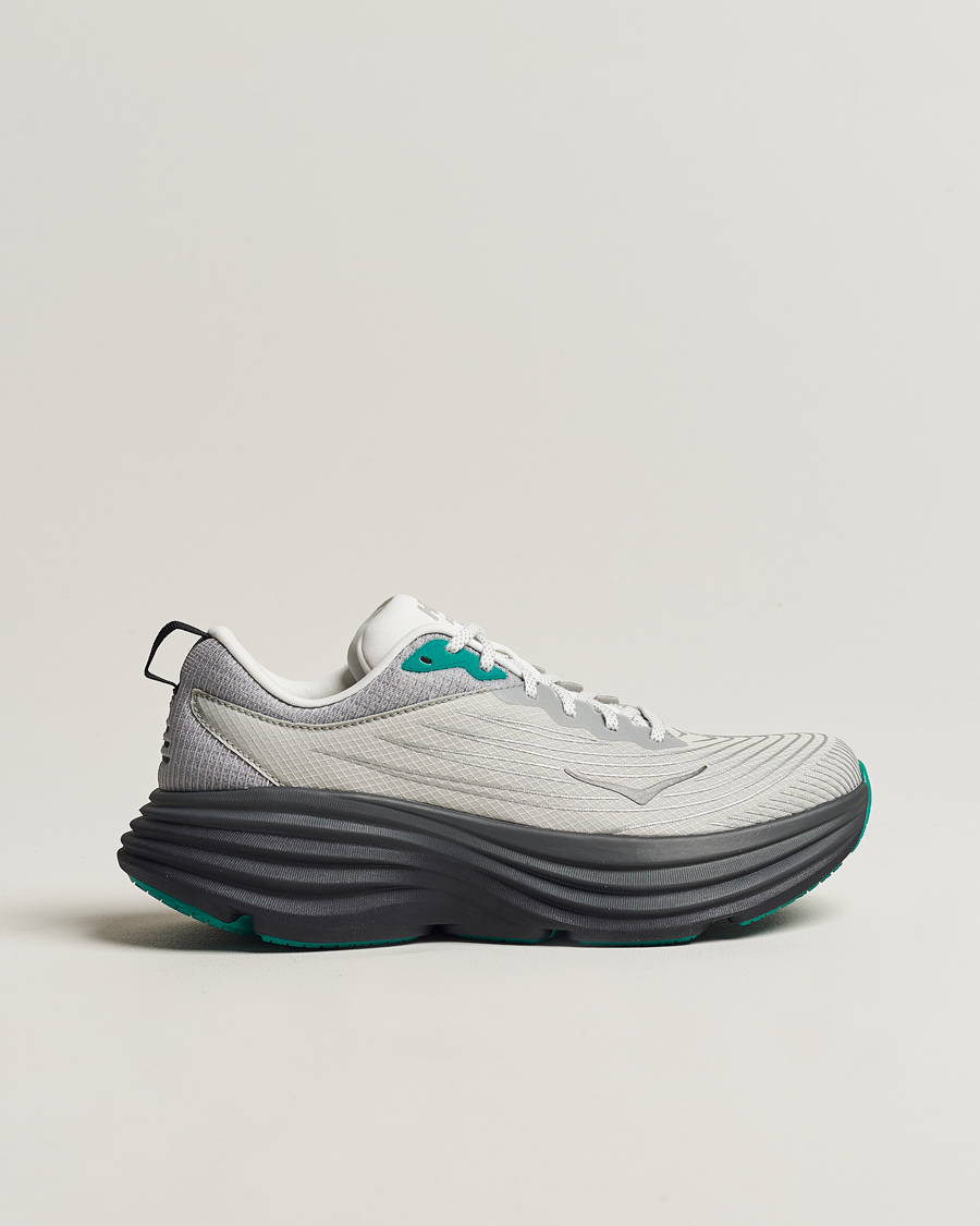 Men | Hoka Stealth/Tech Bondi 8 Harbor Mist/Black | Hoka | Stealth/Tech Bondi 8 Harbor Mist/Black