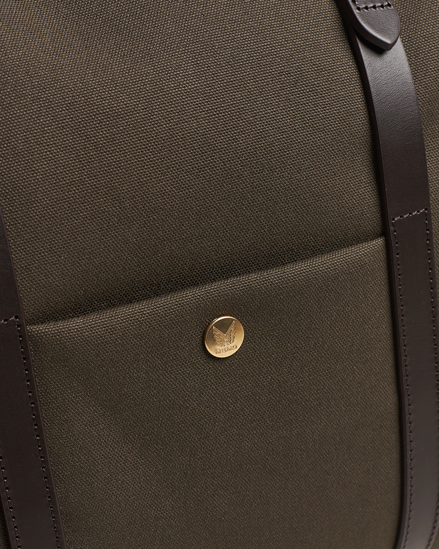 Men | Bags | Mismo | M/S Utility Canvas Duffle Bag Army/Dark Brown