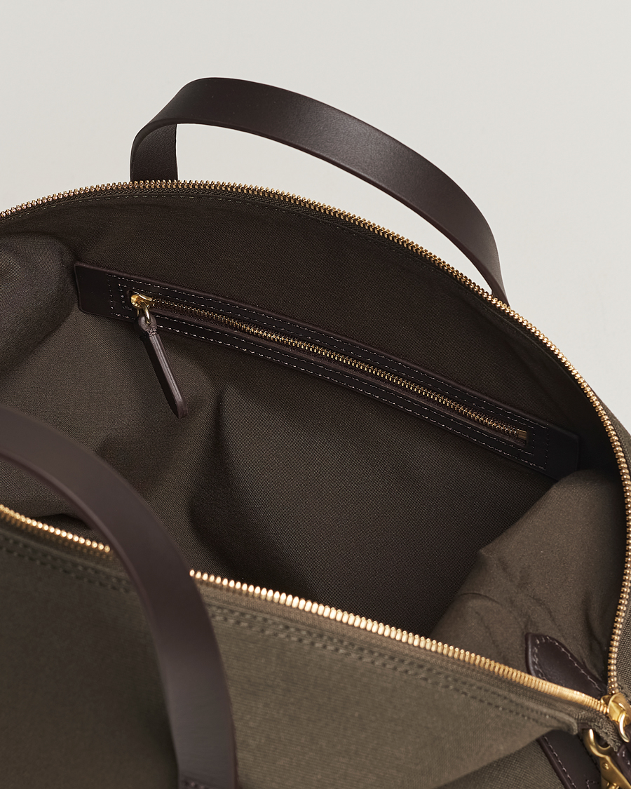 Men | Bags | Mismo | M/S Utility Canvas Duffle Bag Army/Dark Brown