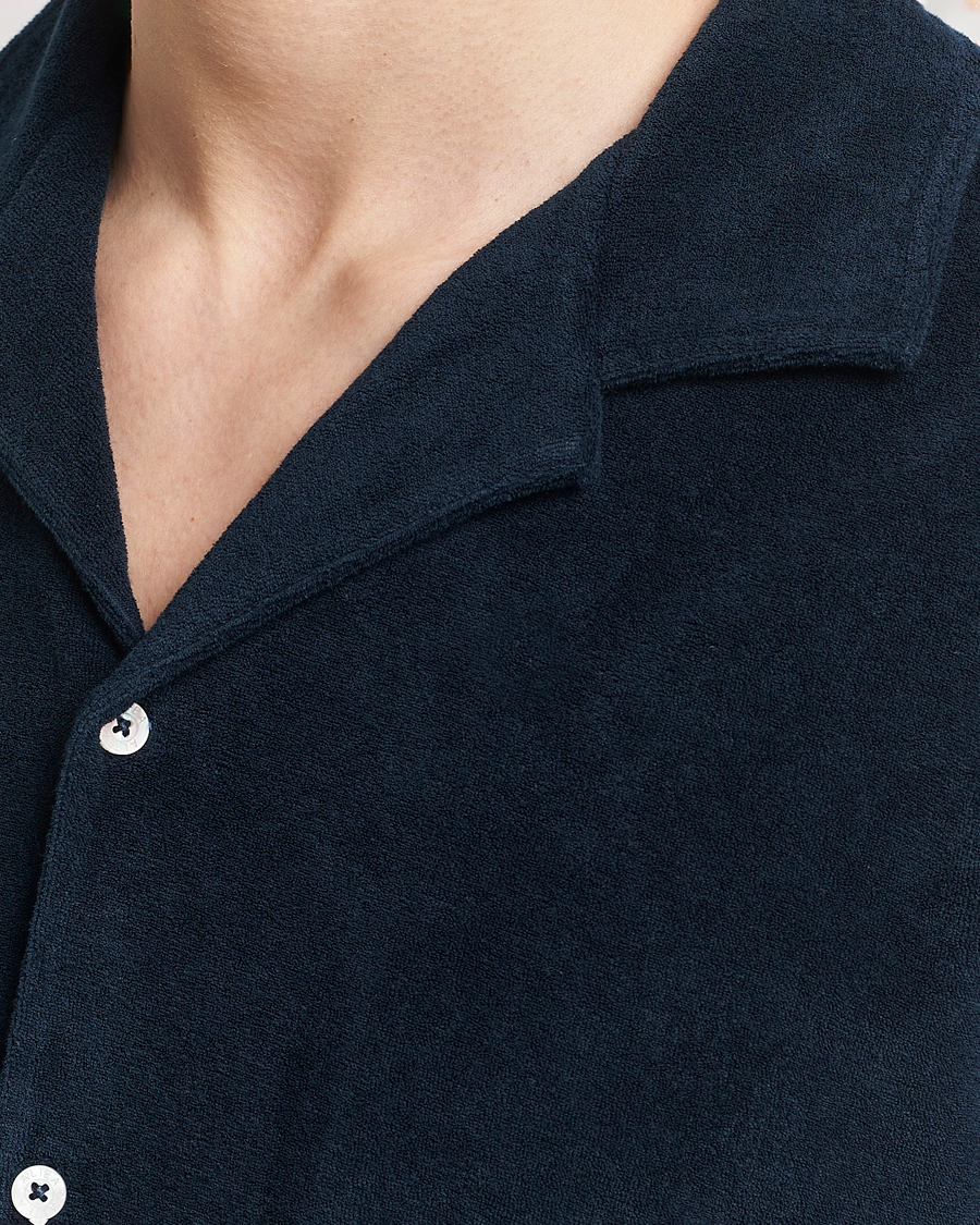 Men | Shirts | Altea | Terry Bowling Shirt Navy