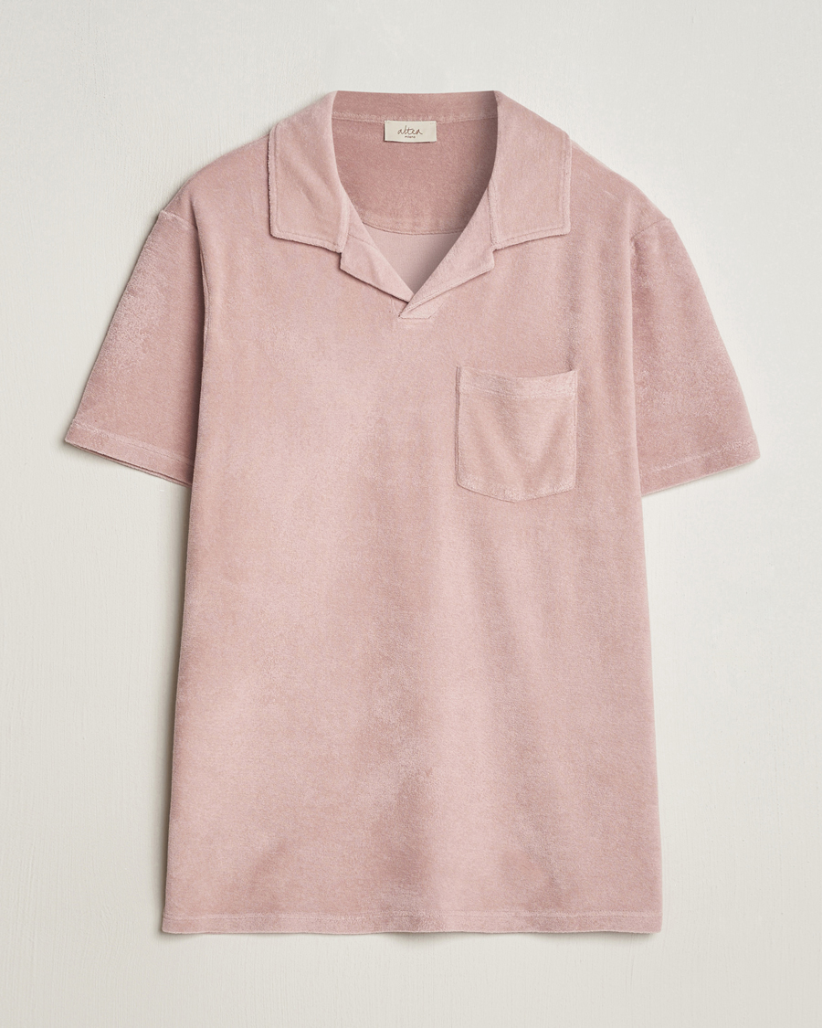 Men | Polo Shirts | Altea | Terry Cotton Polo Rosa