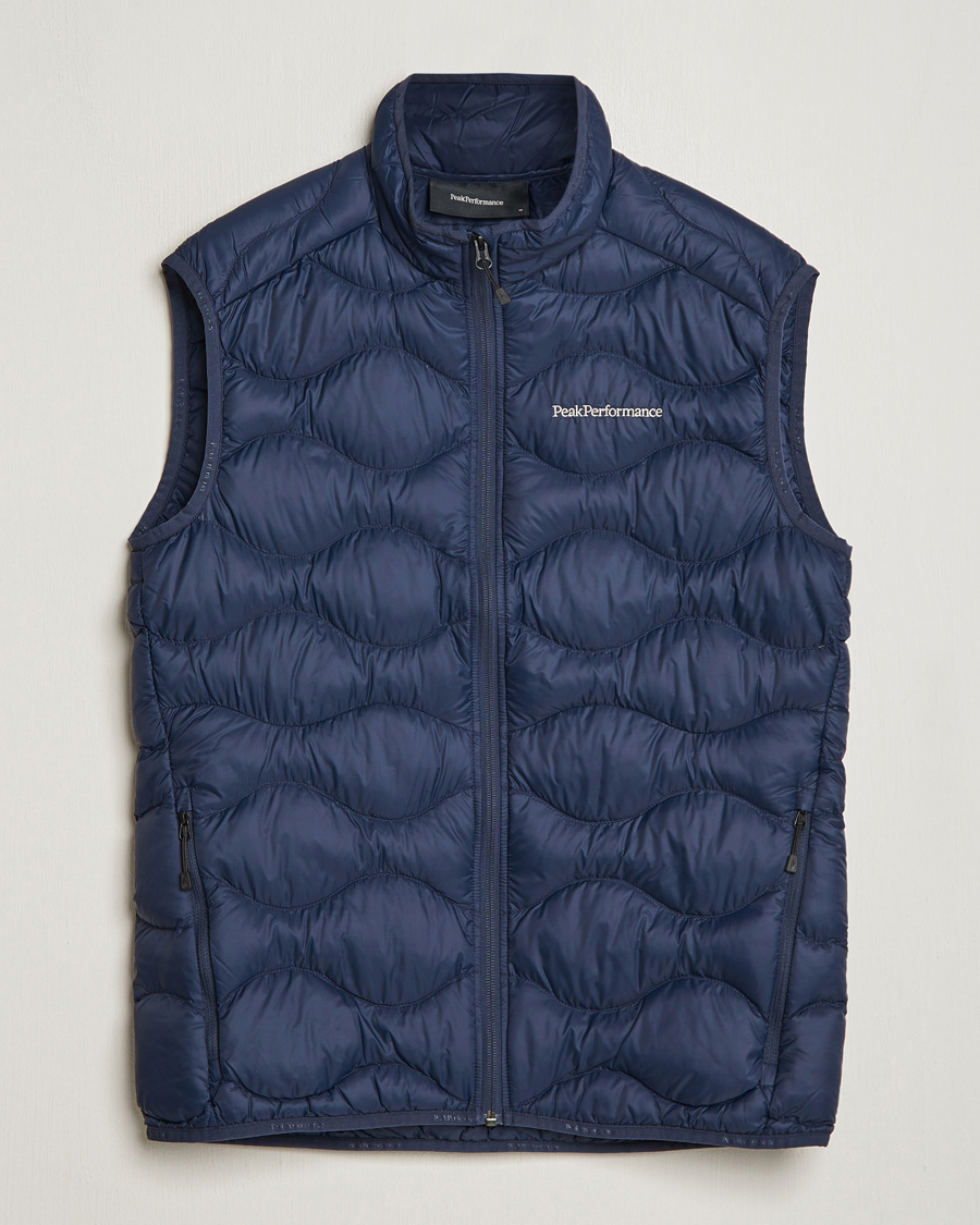 Men | Coats & Jackets | Peak Performance | Helium Down Vest Blue Shadow