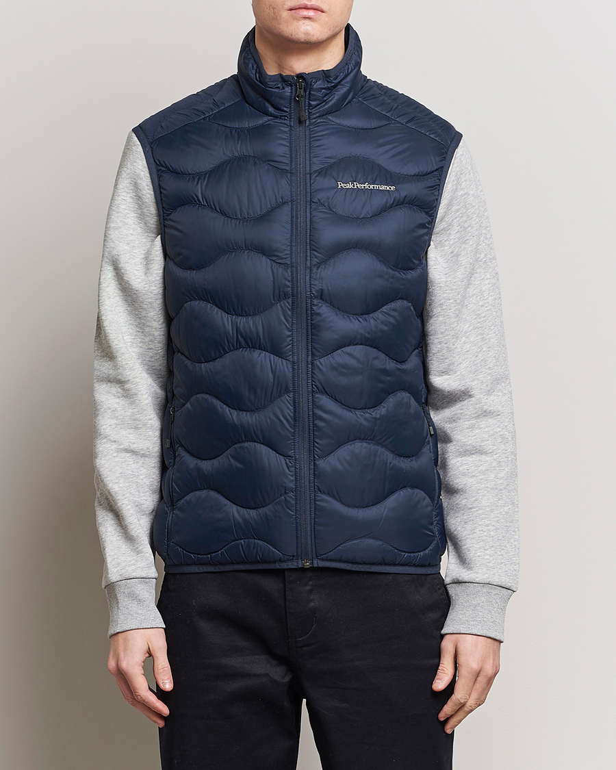 Men | Coats & Jackets | Peak Performance | Helium Down Vest Blue Shadow