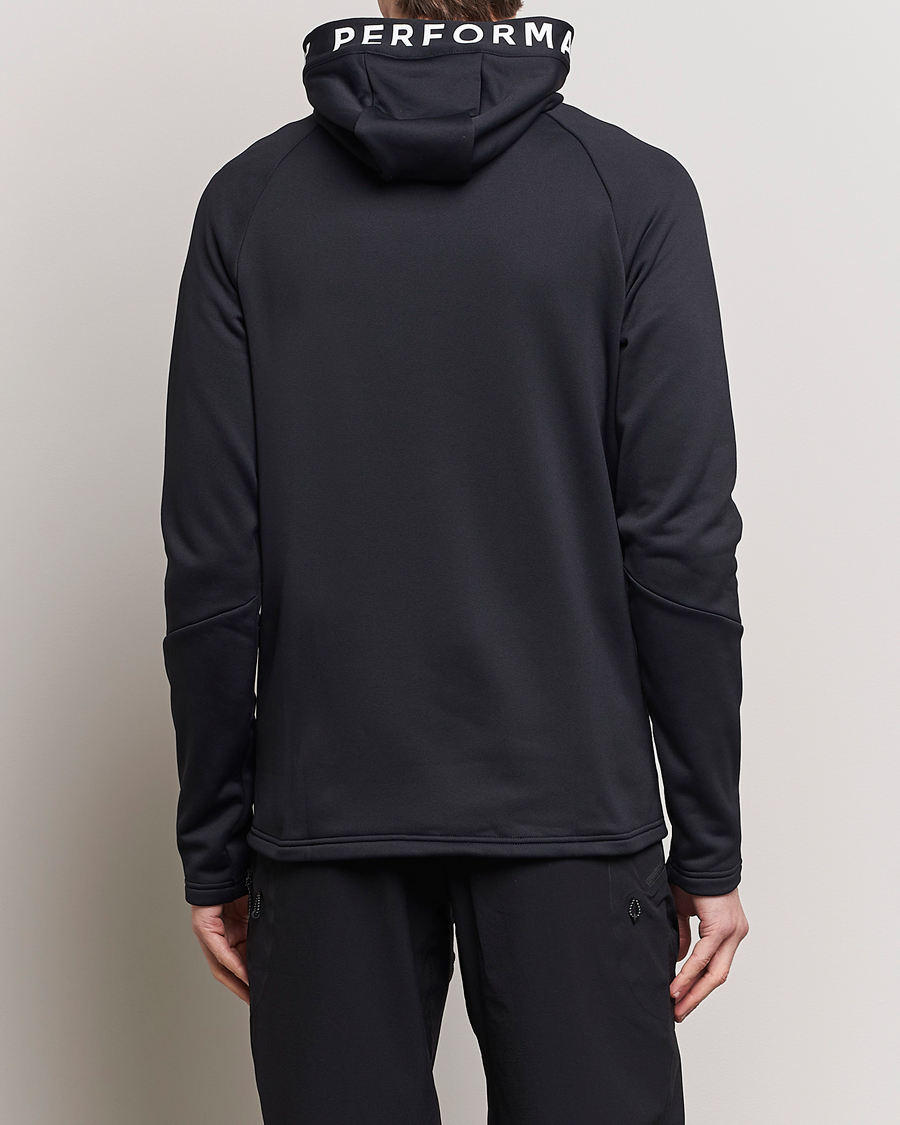 Men | Sweaters & Knitwear | Peak Performance | Rider Hooded Full Zip Black