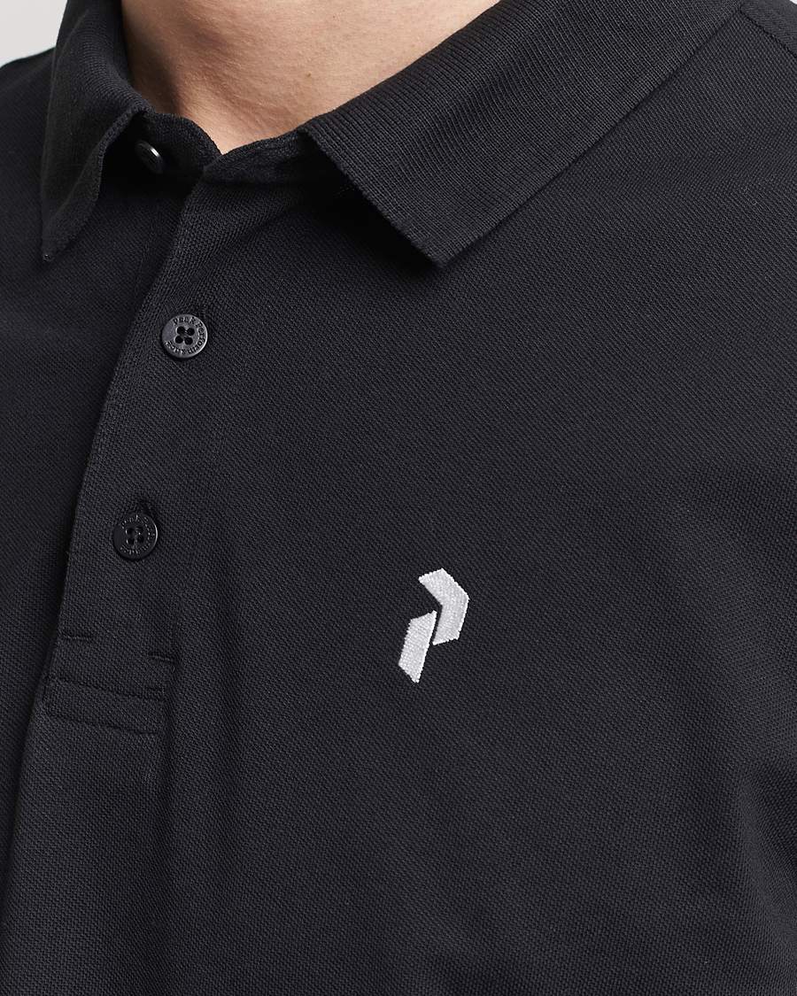 Men | Polo Shirts | Peak Performance | Classic Cotton Polo Black