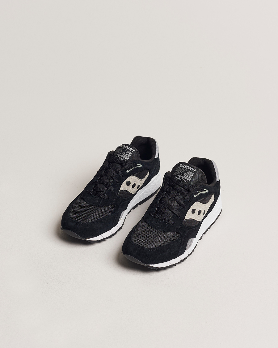 Men | Suede shoes | Saucony | Shadow 6000 Sneaker Black/Grey