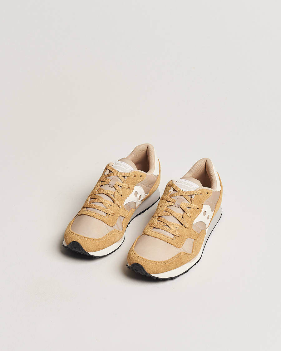 Men | Suede shoes | Saucony | DXN Trainer Sneaker Sand/Off White